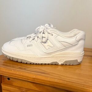 New Balance 550 All-White Sneakers